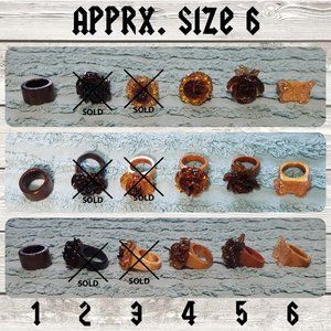 Handmade Wooden Rings
